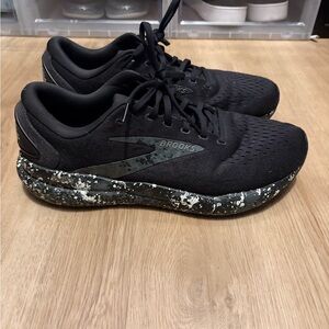 Brooks Ghost Black Athletic Sneakers